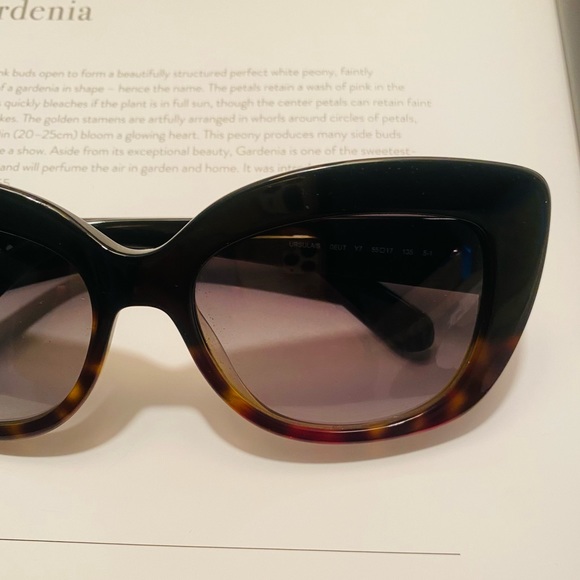 Like NEW! Kate Spade Black & Tortoise Large Cateye Sunglasses - Picture 3 of 15